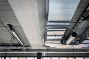 Brandwerende bekleding in Arnhemse sporthal