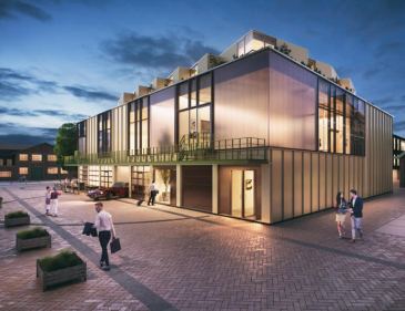 Gebouw G op NRE-terrein
